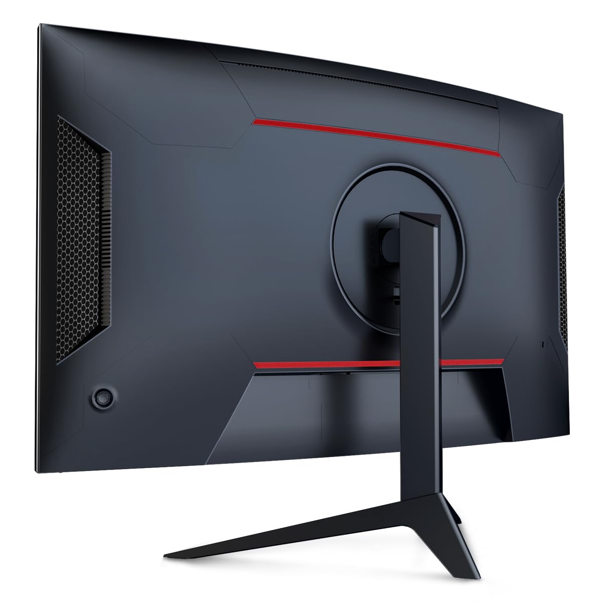LC-POWER 27 Zoll Curved Gaming Monitor, QHD 2K 2560 x 1440, 165Hz, 1ms, HDR, VA 1500R PC Bildschirm, AMD FreeSync™ Premium, 4000:1, 99% sRGB Color Gamut, Blaulicht Reduktion, VESA, HDMI, DP