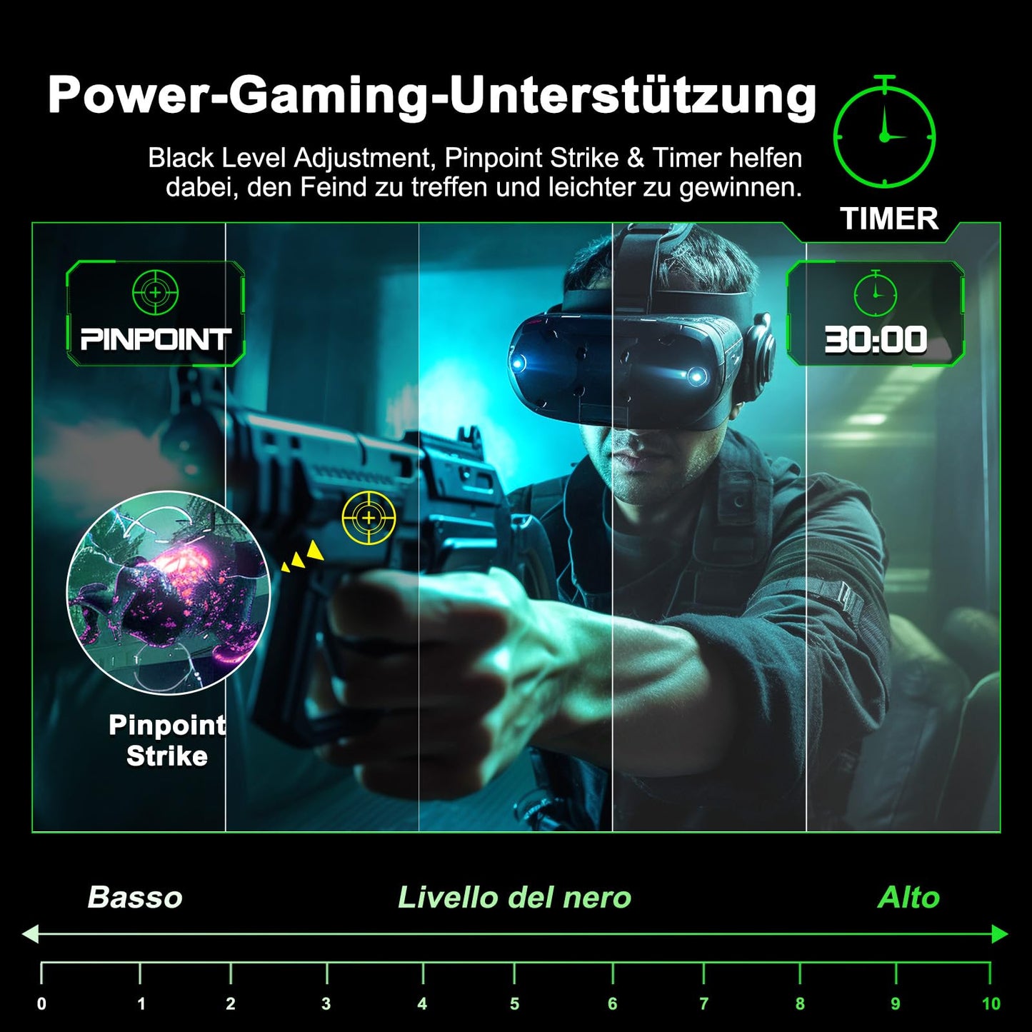 Minifire 27 Zoll Gaming Monitor, 180Hz, Curved Gaming Monitor, Lautsprecher, 1500R, 1Ms, sRGB130%, FHD 1080P Computer Bildschirm, VESA kompatibel, Eye Care Adaptive Sync HDMI&DP Prots(MFG27C1 )