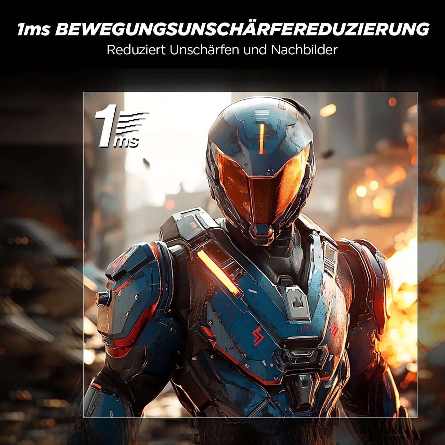 KOORUI G2511P 25 Zoll Gaming Monitor - 200Hz FHD 1920x1080 Fast IPS HDR400, Adaptive Sync 1ms GtG Bildschirm, 75x75 mm VESA