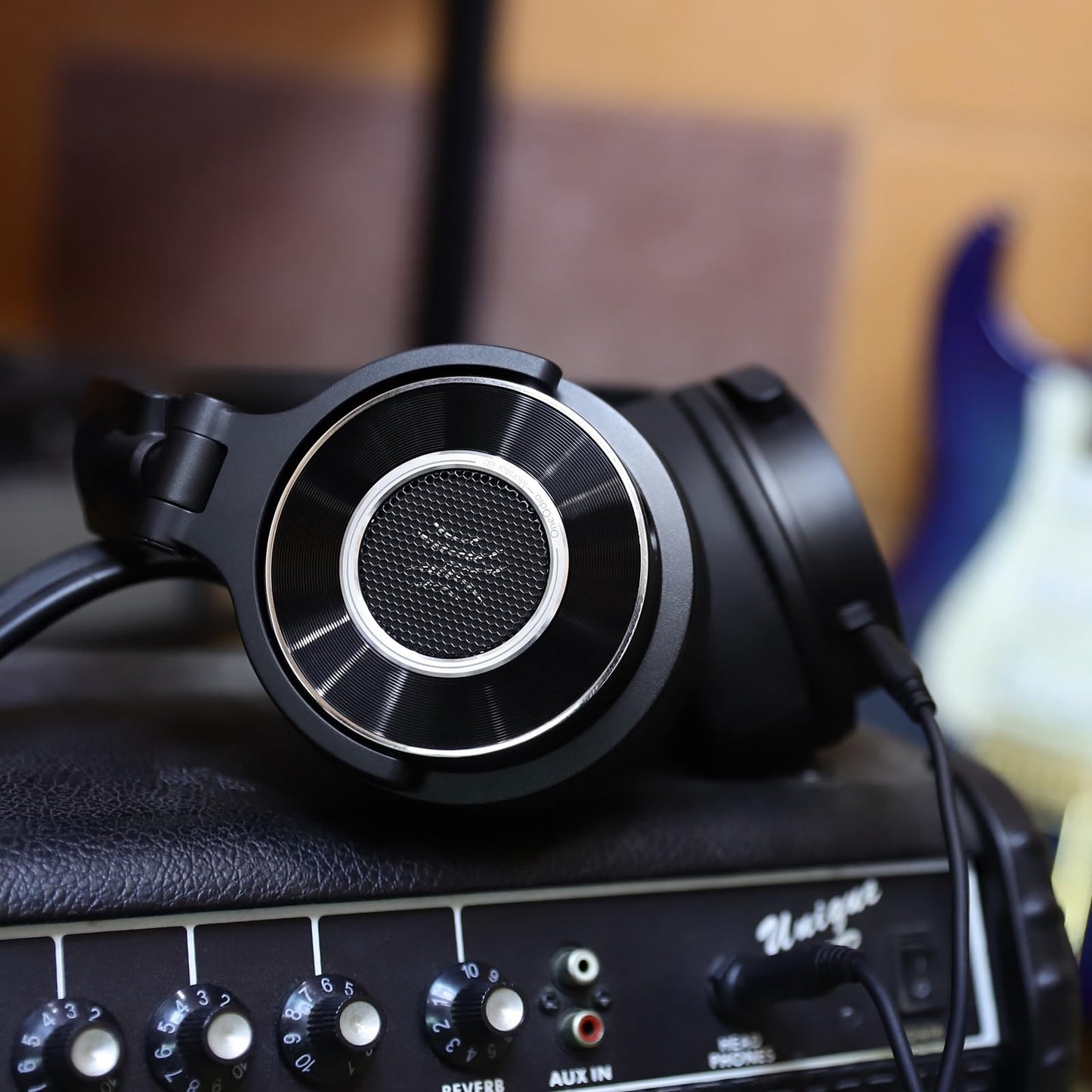 OneOdio Kopfhörer mit Kabel, Monitor 60 Professioneller geschlossener Studio Kopfhörer 38 Ohm, Kopfhörer Over Ear mit 50mm Treiber Hi-Res Audio, Abnehmbares Kabel(3.5mm/6.35mm), für Podcast, Handy, PC