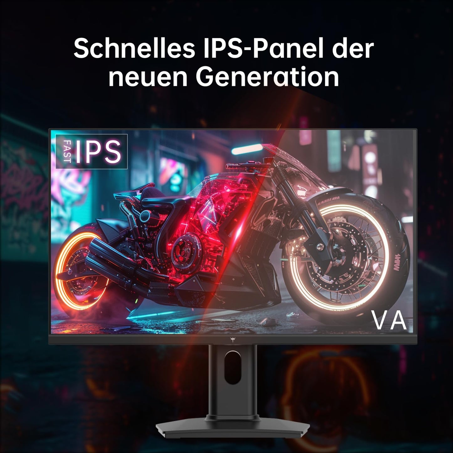 KTC Gaming Monitor 25 Zoll | 300Hz (OC 320Hz) | FHD 1080P | Fast IPS Panel | 1ms | Adaptive-Sync | HDR10 | 119% sRGB | HDMI x2, DP x1 | Schwenken, Heben Stand | Wandmontage VESA 100 * 100mm | H25Y7