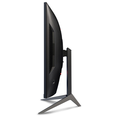 LC-POWER 27 Zoll Curved Gaming Monitor, QHD 2K 2560 x 1440, 165Hz, 1ms, HDR, VA 1500R PC Bildschirm, AMD FreeSync™ Premium, 4000:1, 99% sRGB Color Gamut, Blaulicht Reduktion, VESA, HDMI, DP