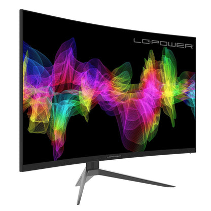 LC-POWER 27 Zoll Curved Gaming Monitor, QHD 2K 2560 x 1440, 165Hz, 1ms, HDR, VA 1500R PC Bildschirm, AMD FreeSync™ Premium, 4000:1, 99% sRGB Color Gamut, Blaulicht Reduktion, VESA, HDMI, DP