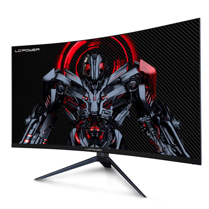 LC-POWER 27 Zoll Curved Gaming Monitor, QHD 2K 2560 x 1440, 165Hz, 1ms, HDR, VA 1500R PC Bildschirm, AMD FreeSync™ Premium, 4000:1, 99% sRGB Color Gamut, Blaulicht Reduktion, VESA, HDMI, DP