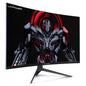 LC-POWER 27 Zoll Curved Gaming Monitor, QHD 2K 2560 x 1440, 165Hz, 1ms, HDR, VA 1500R PC Bildschirm, AMD FreeSync™ Premium, 4000:1, 99% sRGB Color Gamut, Blaulicht Reduktion, VESA, HDMI, DP
